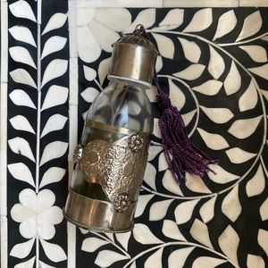 Beautiful Moroccan oil bottle (empty)